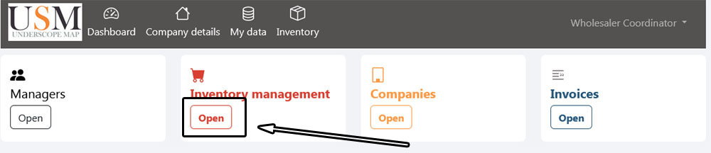 Products dashboard